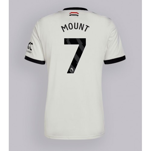 Fotballdrakt Herre Manchester United Mason Mount #7 Tredjedrakt 2024-25 Kortermet